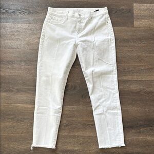 7 For All Mankind Jeans.  White.  Women’s size 31.